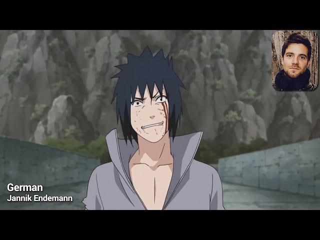 Sasuke's psycho laugh in 5 languages