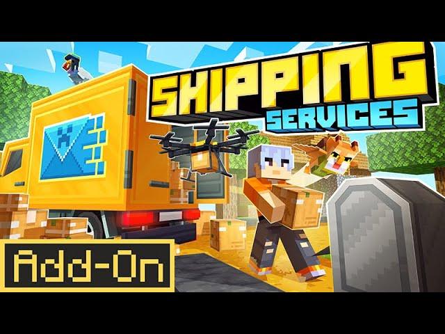 SHIPPING SERVICES ADDON: The Ultimate Multiplayer Experience for Minecraft Bedrock