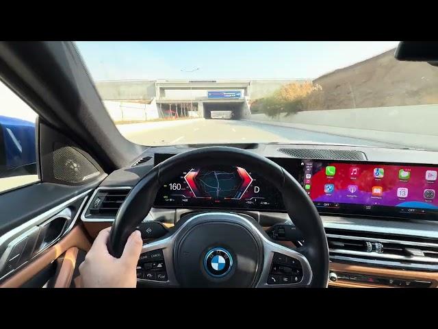 BMW i4 eDrive40 (340HP)  | 0-100 km/h Acceleration-Hızlanma #car #automobile