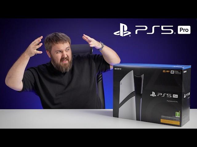 Распаковка и обзор SONY PS5 PRO. Тестим в играх в поисках терафлопсов!