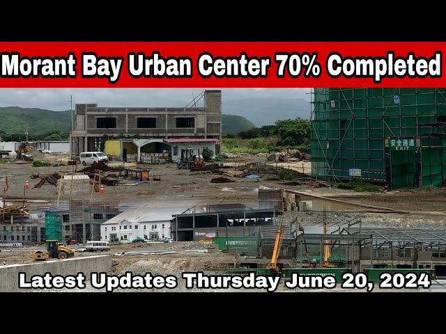 Look At Morant Bay Urban Center With 3 Months To Be Completed