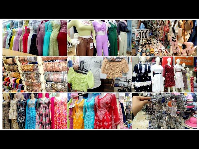 Commercial street shopping | Tops 50₹, earrings 30₹, footwear 100₹  | Cheapest street shopping