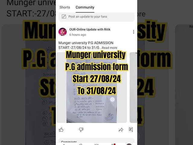 #Latest #update #munger   #university #youtube #shorts  @mungerlive @MungerCentral  #support