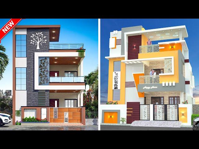 33 Double Floor House Front Elevation Designs For Small Houses | 2 Floor House Elevation Designs