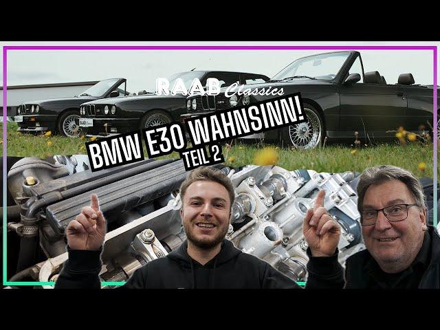 DER BMW E30 Wahnsinn! Pleullagerwechsel, Servicearbeiten, Gewindefahrwerk und eine Menge M3! (Teil2)