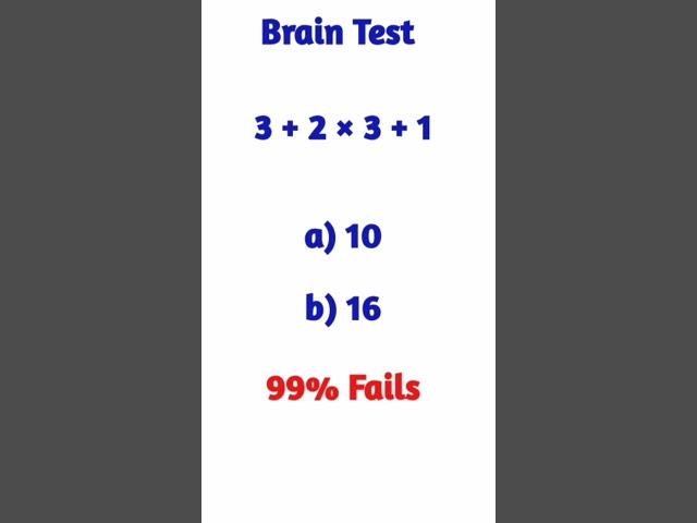 IQ Test | Only for genius | #shorts #iq #gk #maths