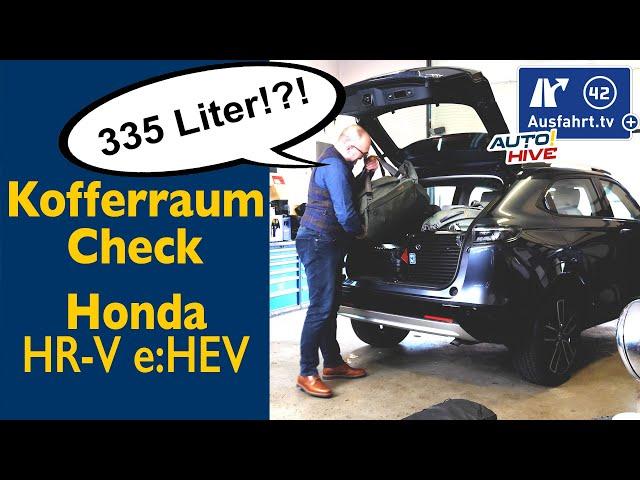 Kofferraum-Check: 2023 Honda HR-V - was passt in den Kofferraum? Fahrrad? Leiter? Koffer? Taschen?