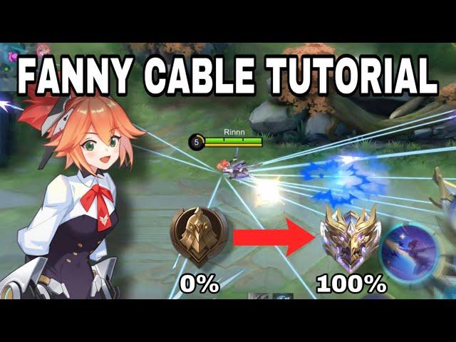 FANNY TUTORIAL (BASIC CABLE, STRAIGHT CABLE AND DOUBLE DAMAGE) FROM BEGINNER TO PRO PLAYER ️️️