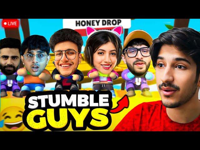 I Played Stumble Guys with@liveinsaan@theRachitroo @XyaaLive .. And Bee Club Members – EPIC Moments!