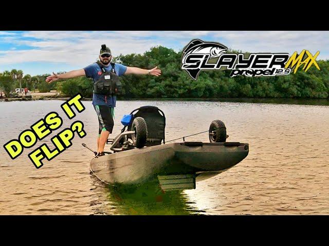 Crazy STABILITY test Native Watercraft Slayer Propel MAX 12.5 does it FLIP?