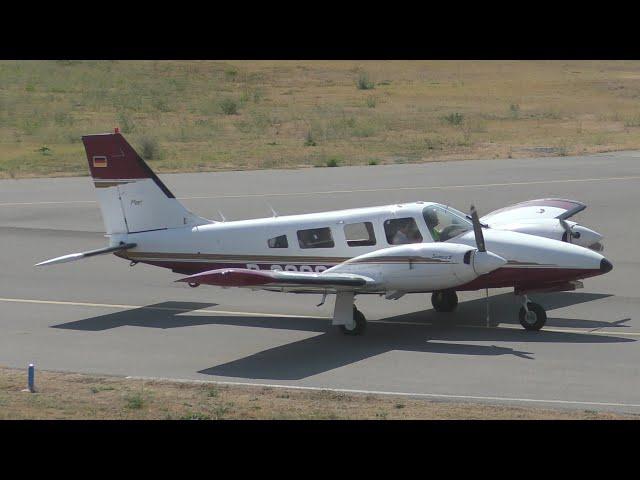 Piper PA-34-200T Seneca II | Private owner | D-GOOO | Taking-off from Cannes [4K]