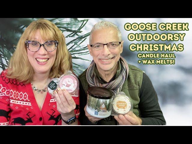 GOOSE CREEK Outdoorsy Christmas Candle Haul + Wax Melts!