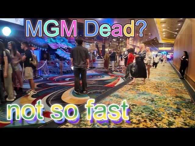 MGM Las Vegas Monday night