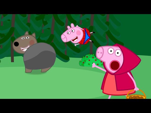 Little Red Riding Hood | Funny Peppa Pig Try Not To Laugh Episode 17