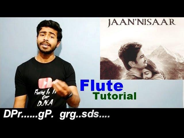 Jaan Nisar | Full Flute tutorial | E bass | Jeevan Dhami