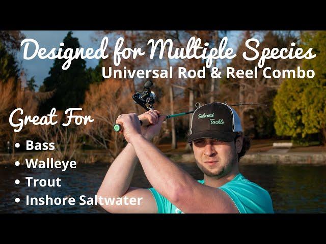 Tailored Tackle Multispecies Fishing Rod & Reel Combo Learn to Fish