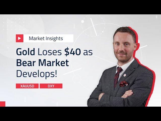 Gold Takes Another Dive to $1900! #marketinsights