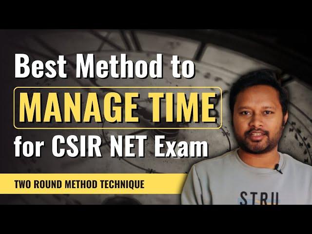 How to Manage Time Effectively in CSIR NET Exam | All 'Bout Chemistry