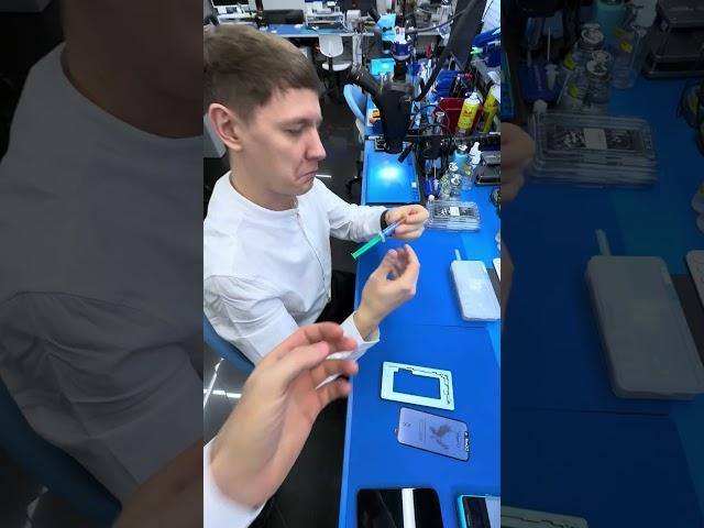 Замена экрана iPhone 16 Pro Max #Apple