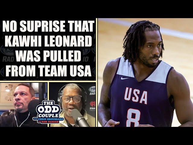 Kawhi Leonard Withdraws from the Olympics | THE ODD COUPLE