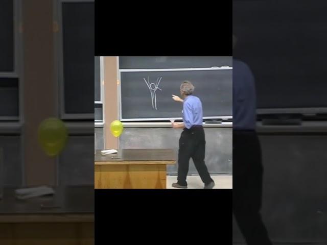 Walter Lewin illustrates Bernoulli's Principle