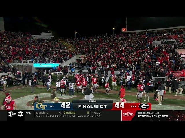 Georgia Radio Broadcast of the Georgia Tech-Georgia Ending | 2024 College Football