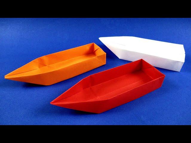 How to make a boat out of paper. Origami boat (origami for beginners)