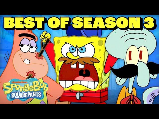 SpongeBob Season 3 Marathon  | 45 Minute Compilation | @SpongeBobOfficial