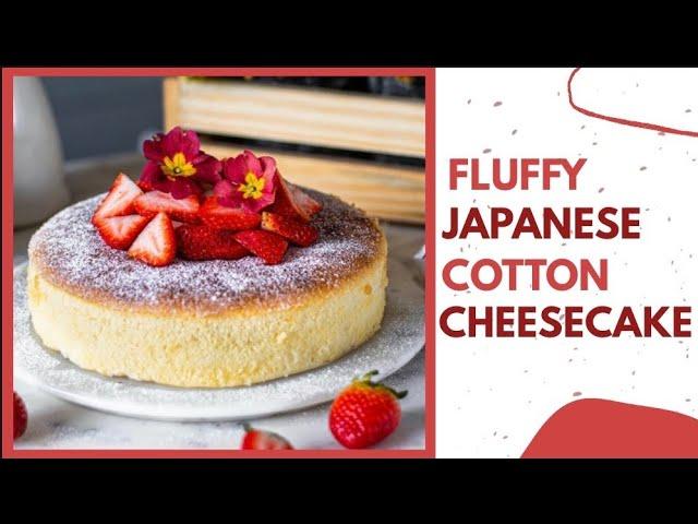 FLUFFY JAPANESE COTTON CHEESECAKE RECIPE | Homemade cheesecake simple recipe | Bake With Shivesh