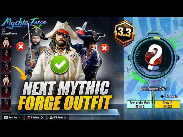 Next Mythic Forge Confirm Mythics ? 5 Upgradable Expected In 3.3 Update | Free Mythic Emblem | PUBGM