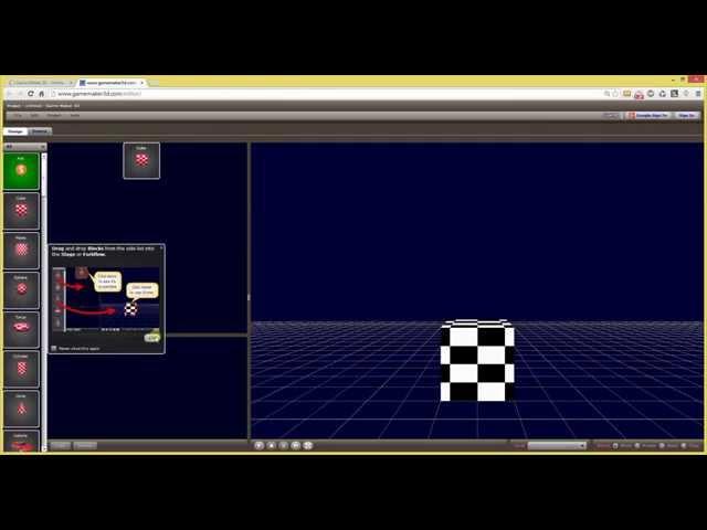 Cyberix3D - Free Online 3D Game Maker - Getting Started