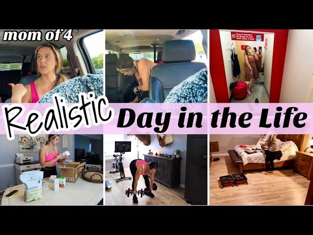 BUSY MOM DAY IN THE LIFE | TARGET HAUL, SHOPPING, PACK FOR CONCERT + STARTING ARBONNE | SAHM VLOG