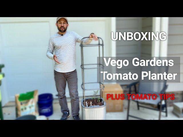 Unboxing Vego Gardens Tomato Planter PLUS Tomato Tips