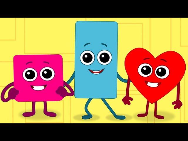 Shapes Song, We Are Shapes + More Kindergarten Rhymes for Toddlers