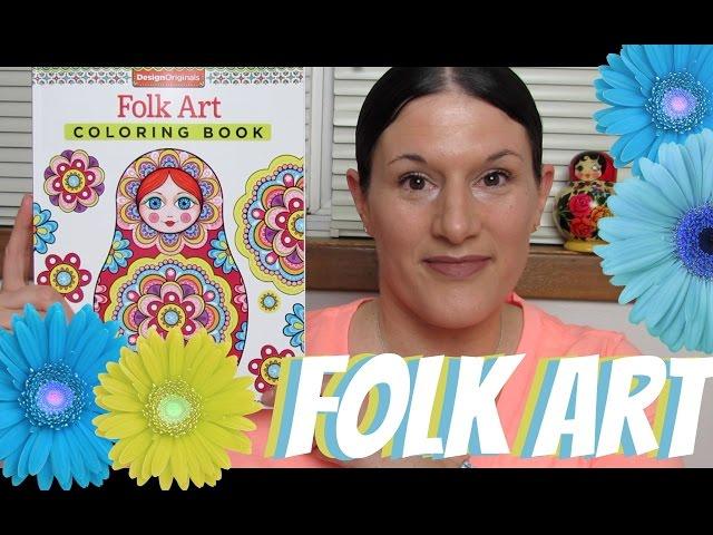 ADULT COLORING BOOKS | Folk Art