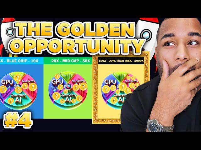 The "GOLDEN OPPORTUNITY" To Make $MILLIONS In Ai Crypto! - ALL IN THIS VIDEO!! #4