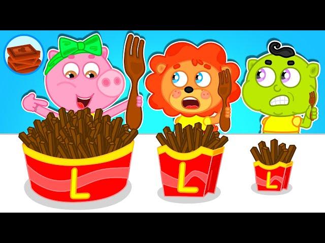 Lwiątko | Frytki czekoladowe | Kreskówka dla dzieci | Bajki Po Polsku