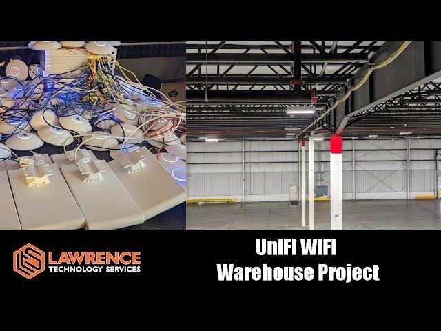 Project: Installing 52 Ubiquiti UniFi Wireless Access Points For A Warehouse.