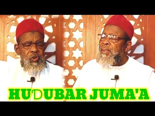 Sheikh musa Ayuba lukuwa ya gabatar da Hudubar Juma'a