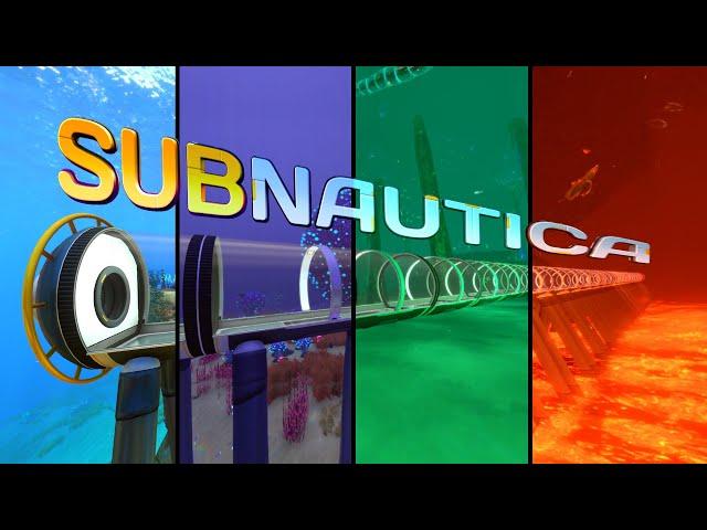 I Built The World's LONGEST Subnautica Base Through EVERY BIOME!