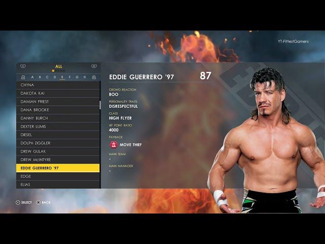 WWE 2K22 - Full Roster & All Unlockables