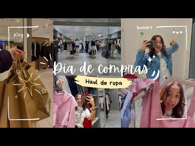 Un día de compras conmigo // Haul de ropa 