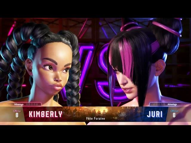 Street Fighter 6 - New Curvy Kim Nude Mod vs All Other Women