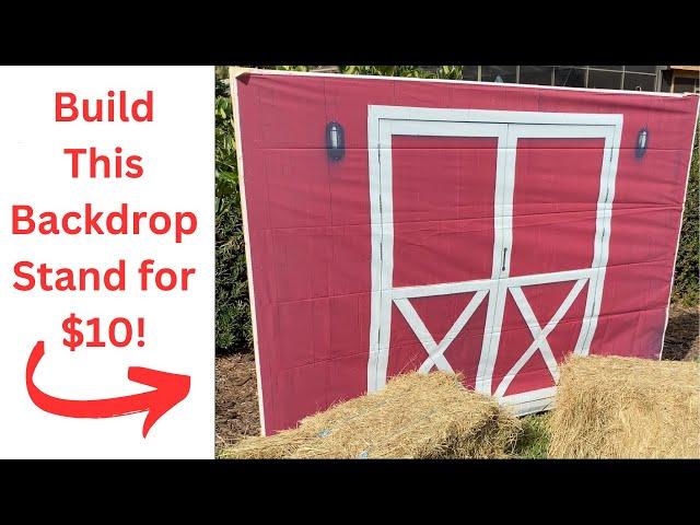 DIY Photo Backdrop Stand | Pinterest or Instagram Style Picture Stand for Yard | DIY Photo