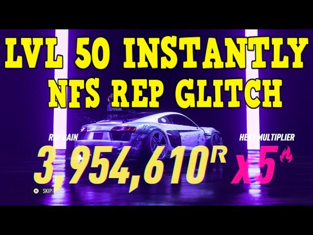 NFS Heat *BEST* Working Rep Glitch In 2022 | Hit Level 50 In 1 Day Fast Need For Speed Heat