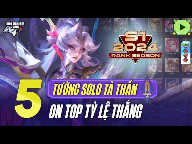 Liên Quân TOP 5 TƯỚNG SOLO TÀ THẦN ON TOP Bảng Xếp Hạng Mùa S1 2024, TNG