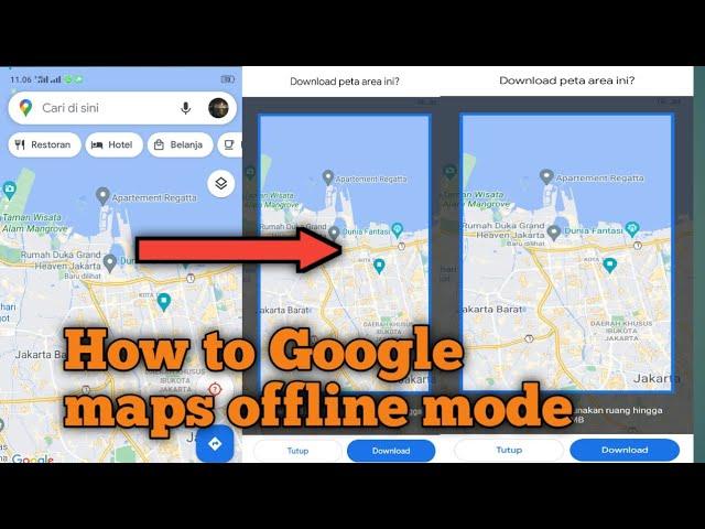 how to use Google maps without internet ( offline mode)