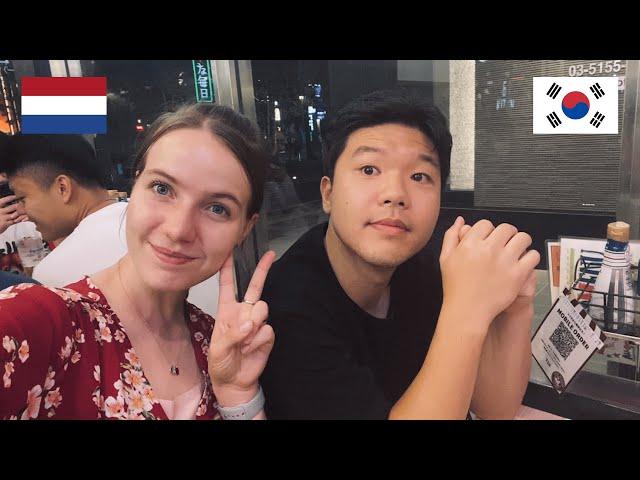 [국제커플] 준나의 일본 브이로그 vol.1  | Japan vlog part 1: exploring Tokyo Shinjuku+Totoro cafe️