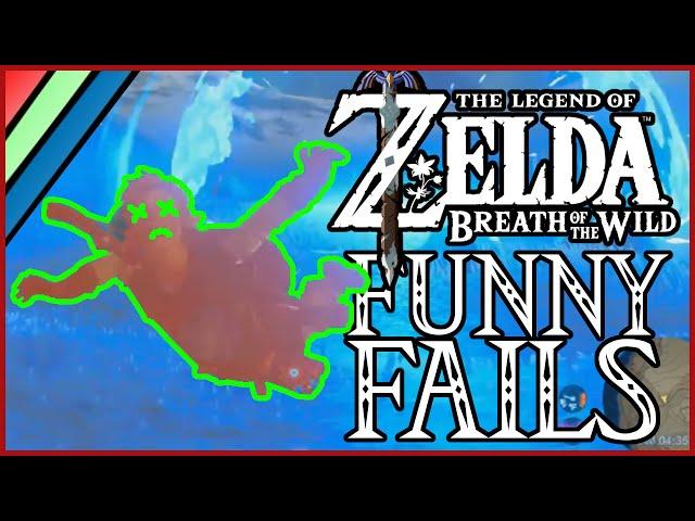 Stop Drop and Ragdoll | Zelda Breath of the Wild Funny Fails