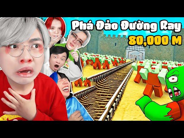 Tôi Và Đồng Bọn SIÊU NGÁO KHI PHÁ ĐẢO 80,000M DEAD RAILS Trong Roblox 